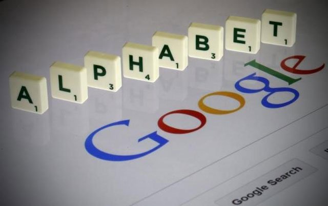 Letters spell the word ''Alphabet'' as they are seen on a computer screen with a Google search page in this photo illustration taken in Paris, France, August 11, 2015.
PHOTO: REUTERS