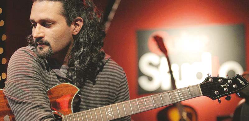 Ghafoor made a smooth transition from being one of Pakistan’s premier rock guitarists to becoming a full-time music producer. PHOTO: FILE