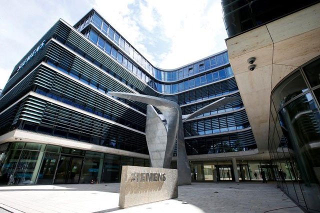 The new Siemens AG headquarters is seen in Munich, Germany, June 14, 2016.
PHOTO: REUTERS