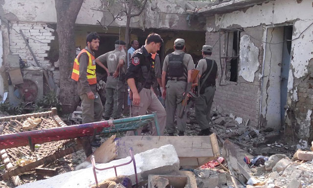 TTP faction Jamaat-ur-Ahrar claims bombings at district courts. PHOTO: EXPRESS