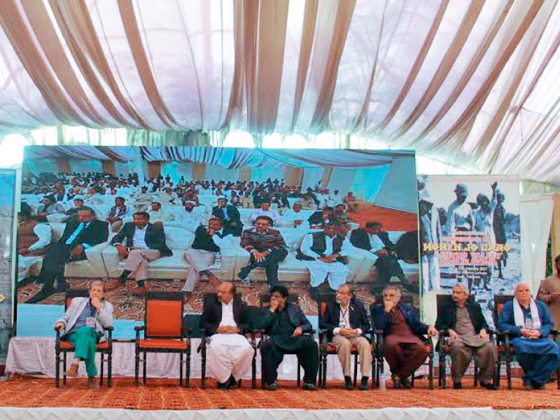 The three-day International Conference on Mohen Jo Daro, the first major conference to be held in Mohen Jo Daro since 1973, concluded on Saturday. PHOTO: AYESHA MIR/EXPRESS