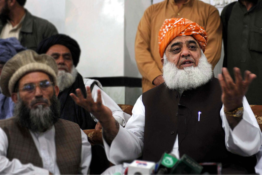 Jamiat Ulema-e-Islam-Fazl chief Maulana Fazlur Rehman. PHOTO: PPI