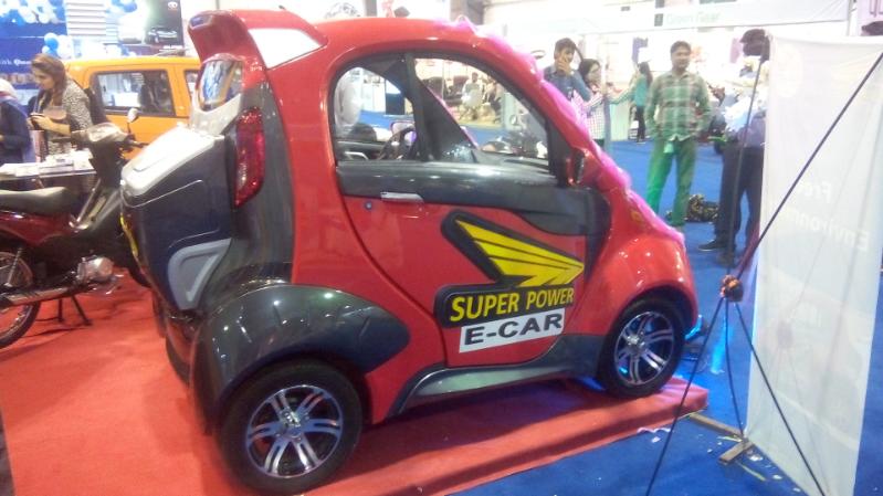 The compact vehicles can go up to a maximum of 50kmh and would need to be charged for seven hours to travel a distance of 120kms. PHOTO: FARHAN ZAHEER/ EXPRESS
