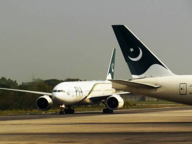 Move comes a day after UK police arrested one of the accused, a British-Pakistani man for misbehaving with crew. PHOTO: FAISAL MOIN/EXPRESS