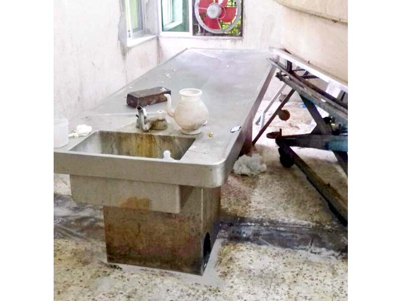 A scene of the medical equipment at the PIMS mortuary. PHOTO: EXPRESS