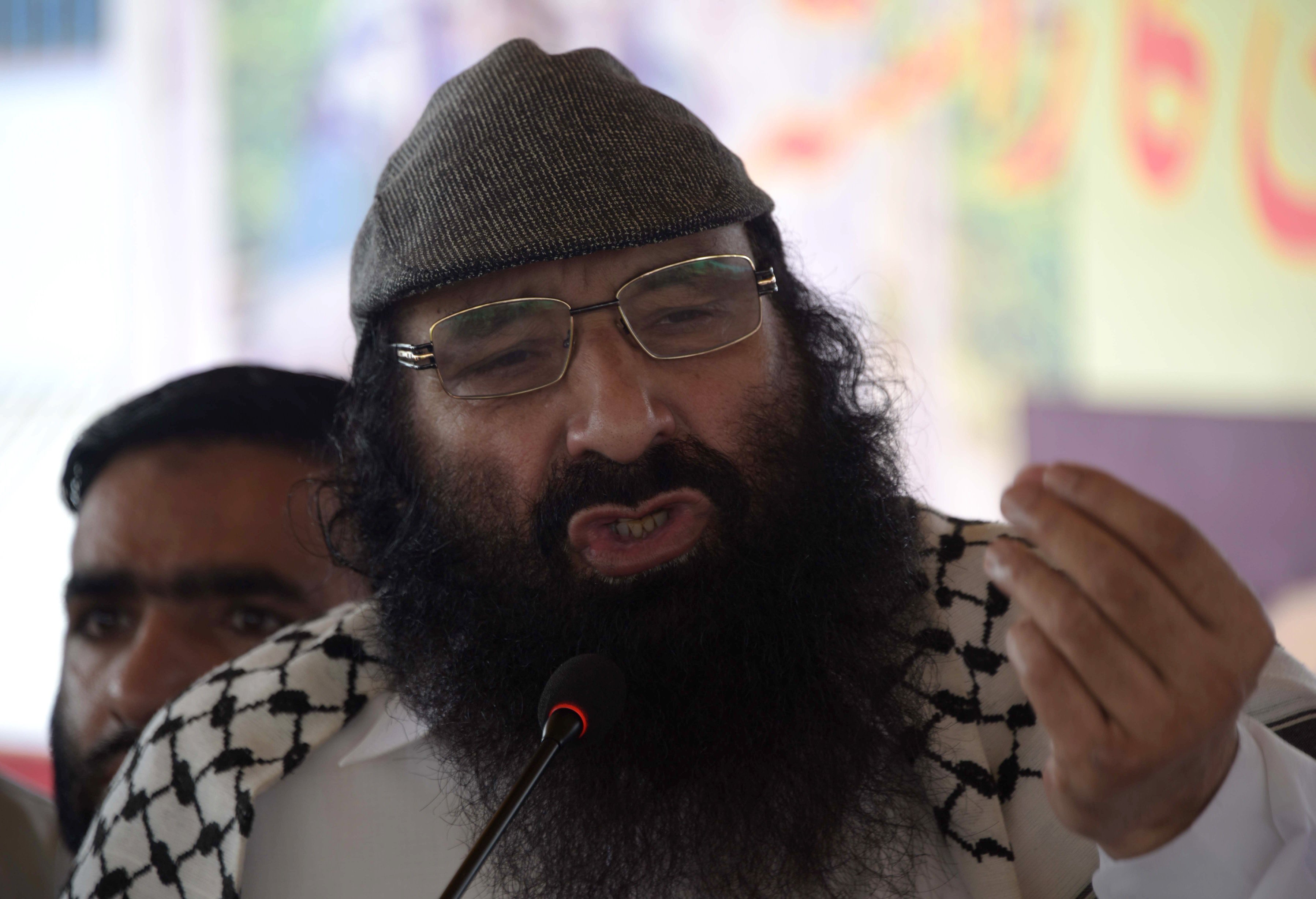 Hizbul Mujahideen chief Syed Salahuddin. PHOTO: AFP