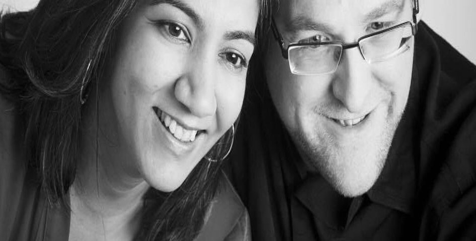 George Fulton with his wife Kiran. PHOTO: ONLINE