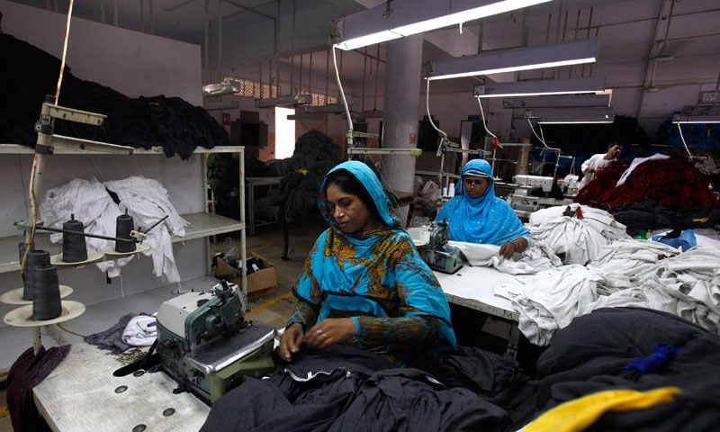 Women working at a factory. PHOTO: REUTERS