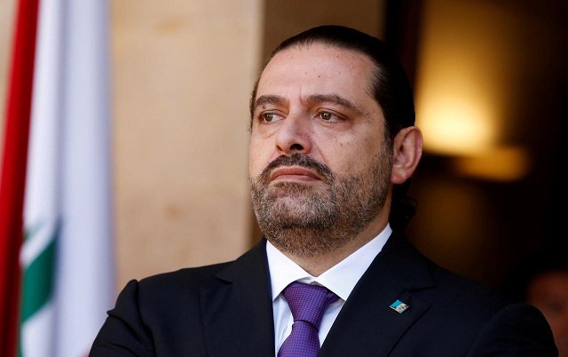 Lebanon's Prime Minister Saad al-Hariri is seen at the governmental palace in Beirut, Lebanon October 24, 2017.
PHOTO: REUTERS