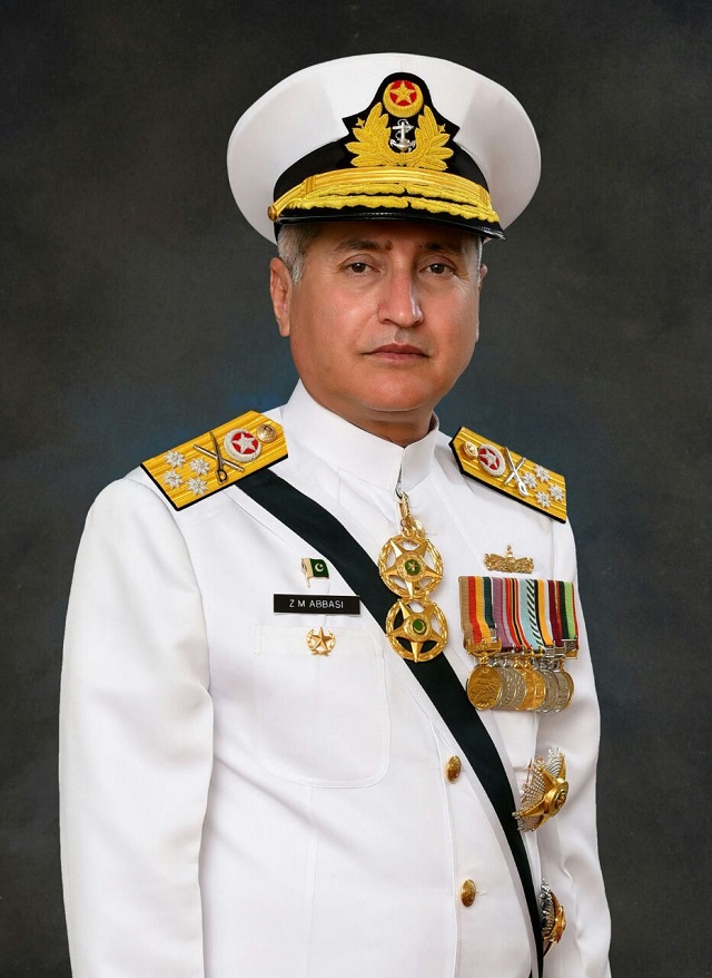 Admiral Zafar Mehmood Abbasi. PHOTO COURTESY: PAKISTAN NAVY