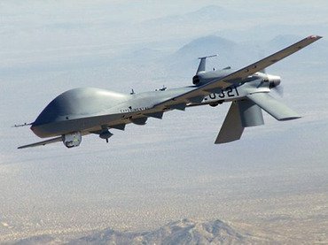 A file photo of a US drone. PHOTO: AFP