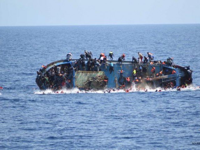 Rescue workers say ten bodies, two Libyan and eight Pakistani nationals, have been recovered. PHOTO: AFP