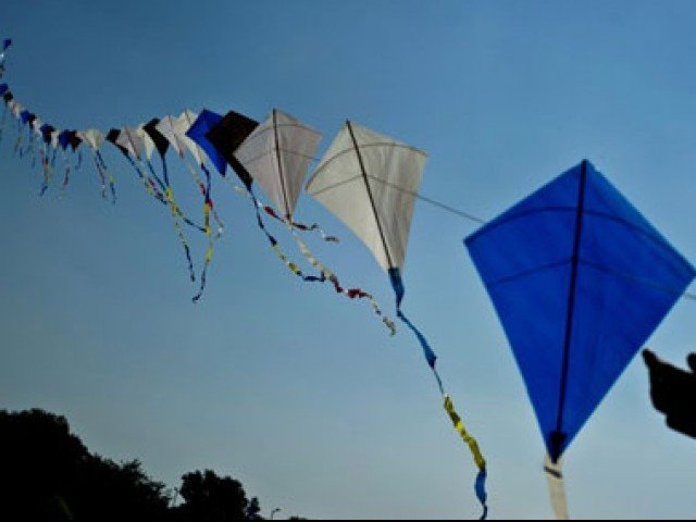 Kite flying banned in capital ahead of basant season during hazards.
PHOTO: AFP/FILE