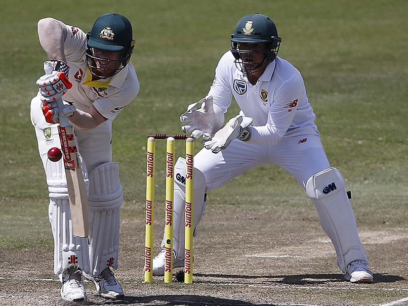 Warner and De Kock were involved in an altercation that led to both players being fined and awarded demerit points by the International Cricket Council. PHOTO: AFP