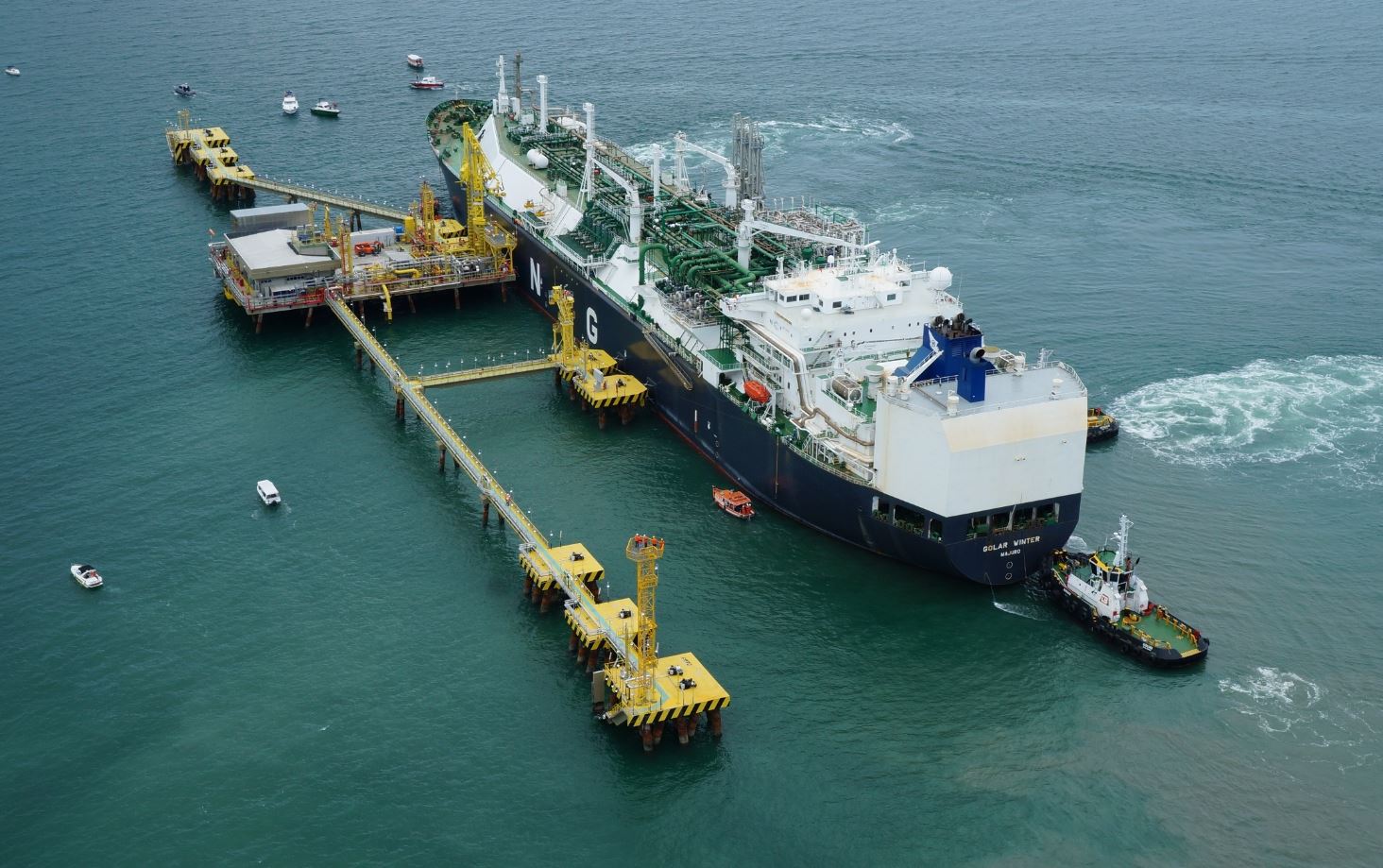 LNG Terminal. PHOTO: REUTERS
