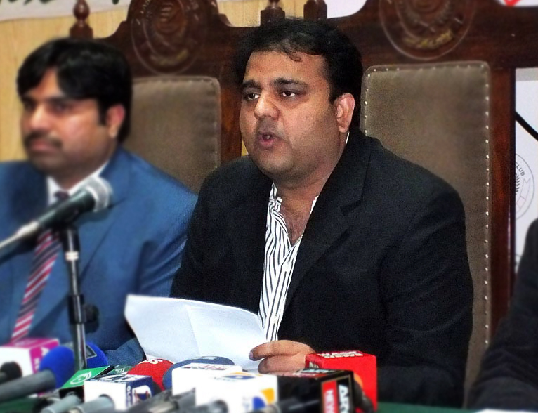 Our investigation into the incident reveals that upon receiving a text message from a ‘source’ Fawad Chaudhry decided to broadcast the false news. PHOTO: ONLINE