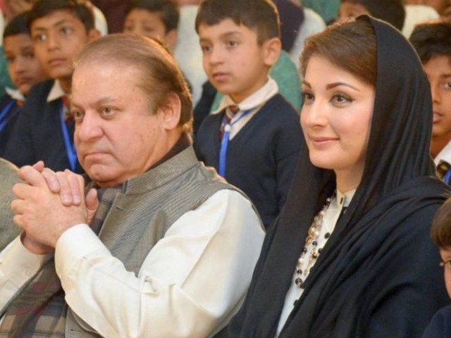 Former PM Nawaz Sharif and daughter Maryam Nawaz
PHOTO: FILE