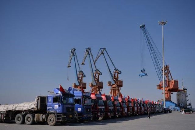 ADB and IMF share views on debt risk for countries along BRI. PHOTO: AFP