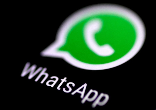 The WhatsApp messaging application is seen on a phone screen August 3, 2017.
PHOTO: REUTERS