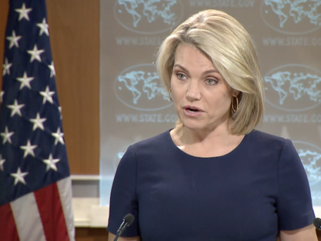 US State Department spokesperson Heather Nauert
PHOTO: FILE