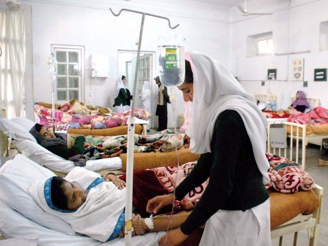 A lady health worker from district Mohmand was posted to be at the disposal of district health officer Peshawar. PHOTO: EXPRESS/FILE