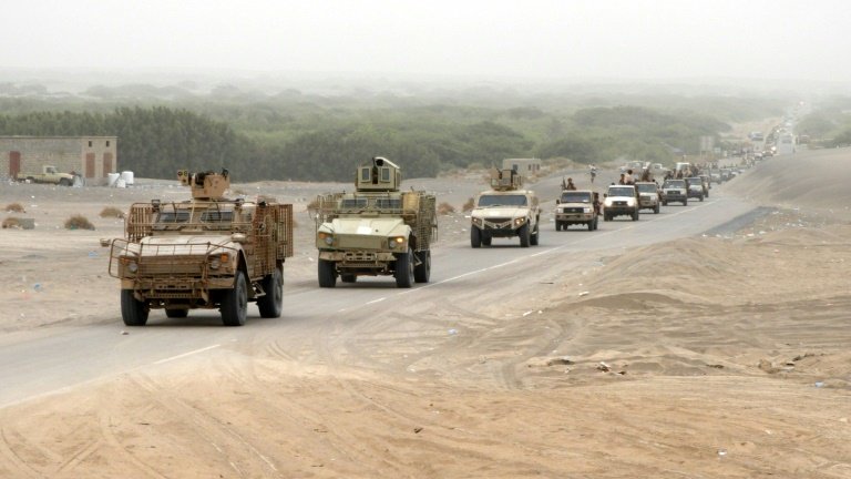 Nine pro-government troops have been killed in Hodeida,Yemen's rebels suffer 30 fatalities in the clashes. PHOTO: AFP.
