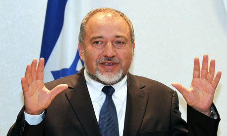 A file photo of Israel's Defence Minister Avigdor Lieberman. PHOTO: AFP