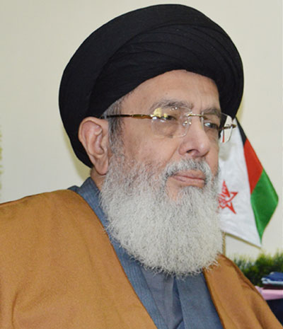 TNFJ chief, Agha Syed Hamid Ali Shah Moosavi. PHOTO: tnfj.org