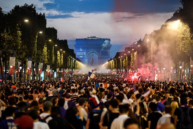 France celebrates as football World Champions 2018 in pictures