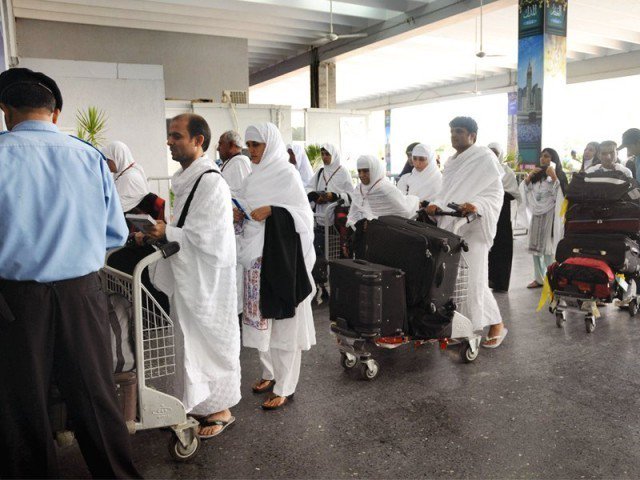 Those on government Hajj quota scheme given preference over private applicants by the airline, claim passengers. PHOTO: EXPRESS/FILE