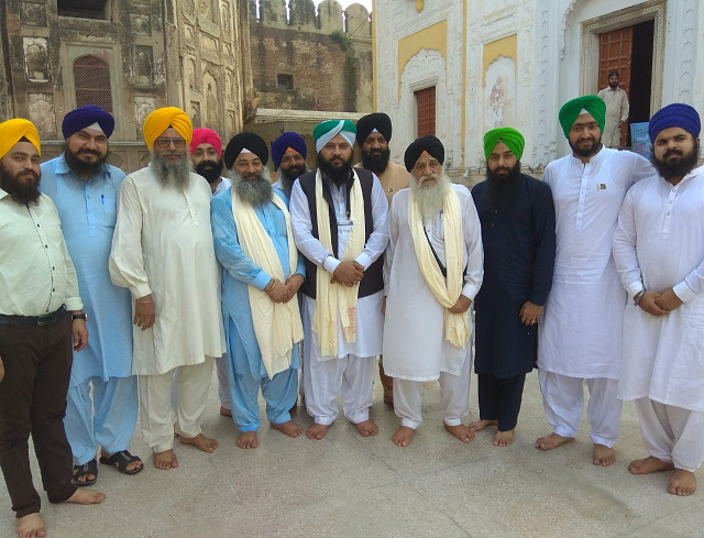 Singh paid a visit to the Gurdwara Dev Ji, where he was given a warm welcome. PHOTO: EXPRESS