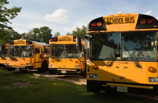 Representational image of school bus. PHOTO: AFP