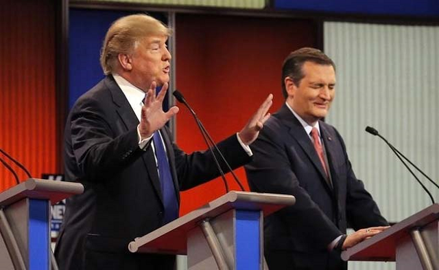 US President Donald Trump and Republican Senator from Texas Ted Cruz.
PHOTO:REUTERS