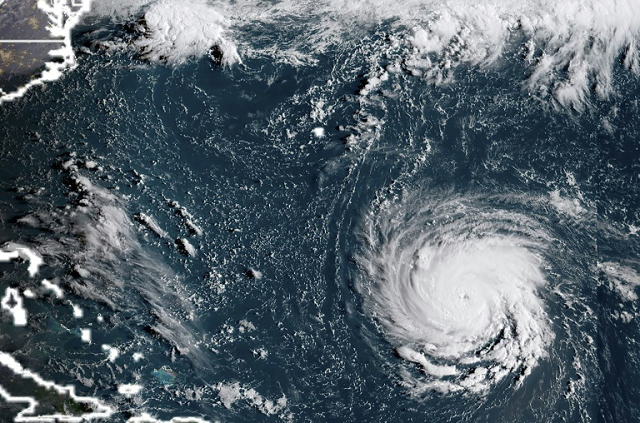 Hurricane Florence. PHOTO: AFP