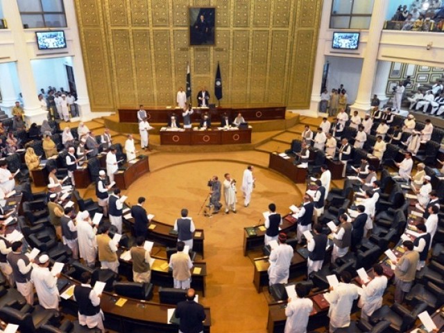 Budget session chaos, figures provide indication of party’s rule. PHOTO: AFP