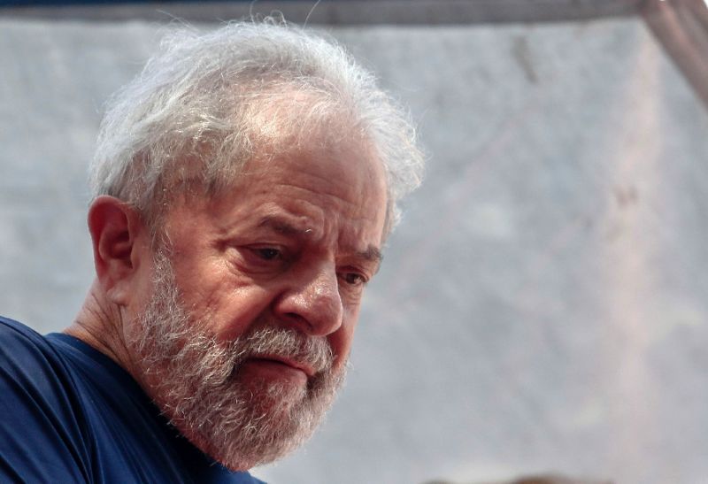 Lula has been incarcerated since April for having accepted a bribe from a major construction firm during his presidency. PHOTO AFP