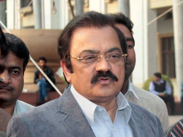A file photo of PML-N leader Rana Sanaullah. PHOTO: FILE