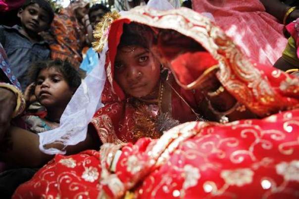 Representational image of a child bride. PHOTO: REUTERS