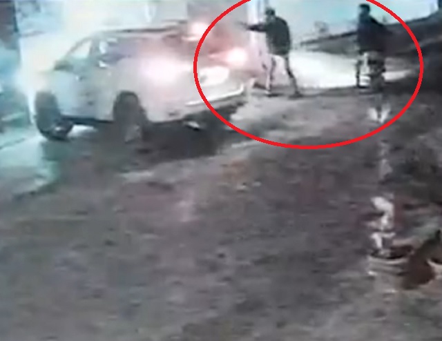 Police sources say perpetrator’s faces are clearly visible in CCTV footage. SCREENGRAB