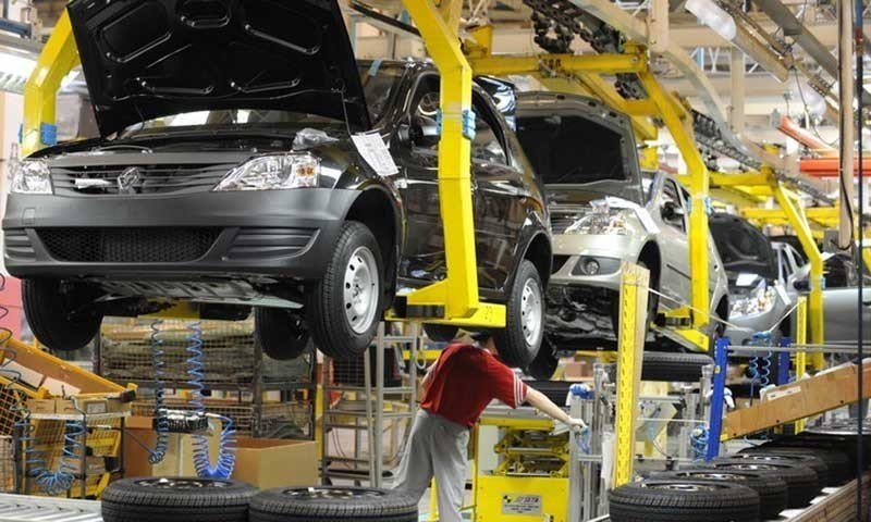 A car manufacturing plant. PHOTO: AFP