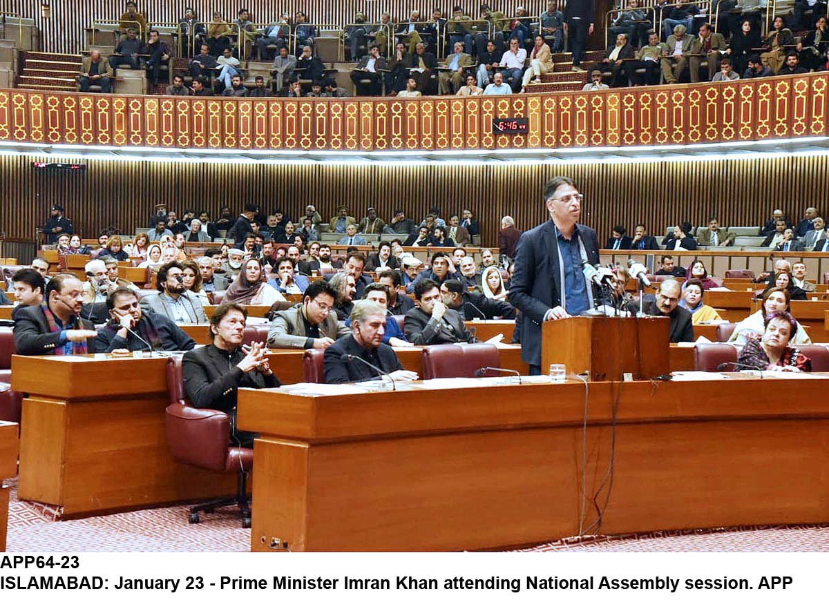 Mini-Budget presented by Asad Umar on Jan 23, 2019: PHOTO:APP