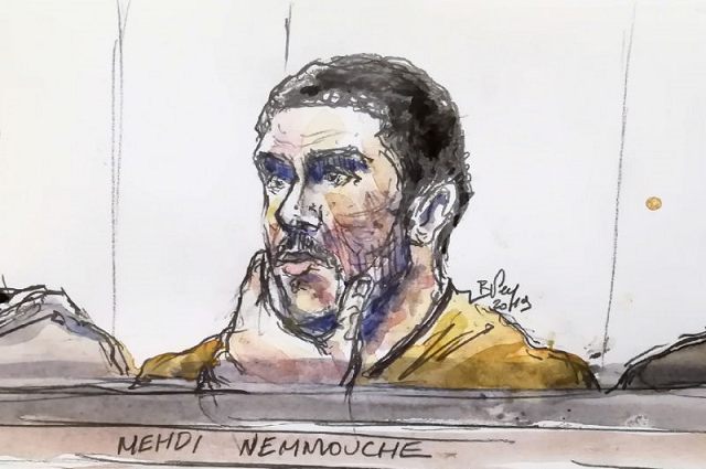 Francois said Nemmouche hit him with "around 40 blows of a truncheon". PHOTO: AFP