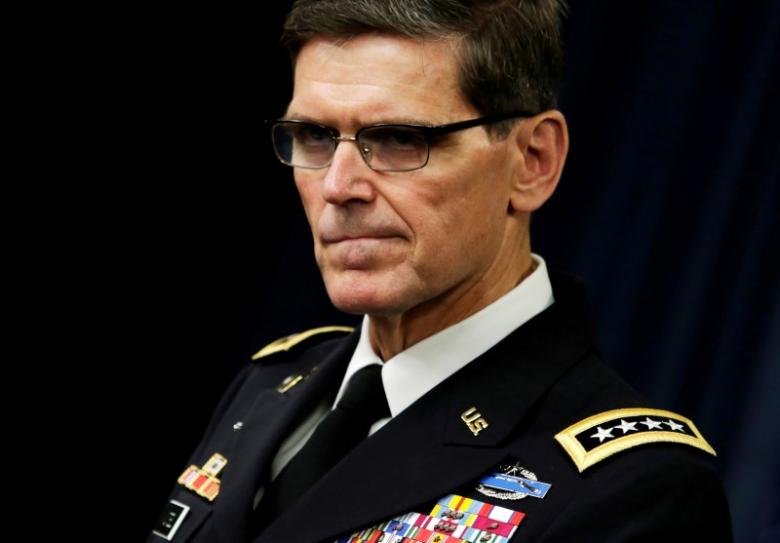 U.S. Army General Joseph Votel, commander, U.S. Central Command, PHOTO:REUTERS/Yuri Gripas