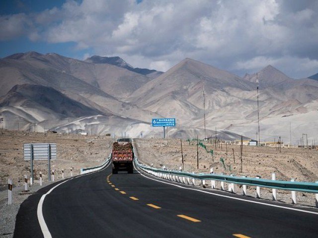 CPEC route. PHOTO: REUTERS