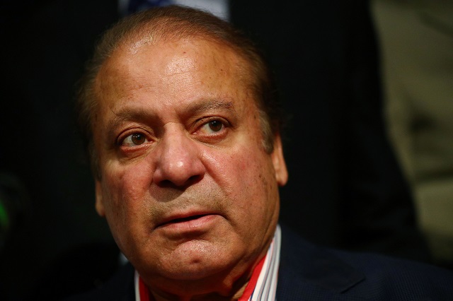 Former prime minister Nawaz Sharif. PHOTO: REUTERS/FILE