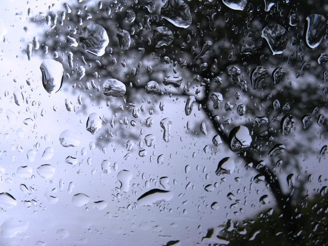 File photo of rain