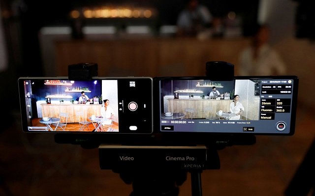 The new Sony Xperia1 is presented during the Mobile World Congress in Barcelona, Spain February 25, 2019.
PHOTO: REUTERS