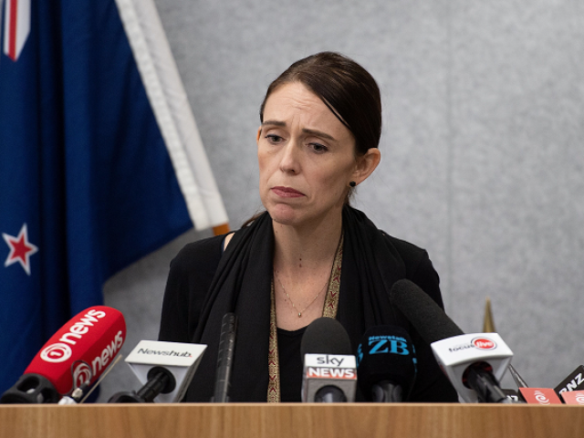 New Zealand Prime Minister Jacinda Ardern speaks to the media during a press conference at the Justice Precinct in Christchurch on March 16, 2019. PHOTO: AFP