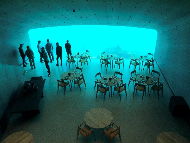 Underwater restaurant in Norway. PHOTO: REUTERS