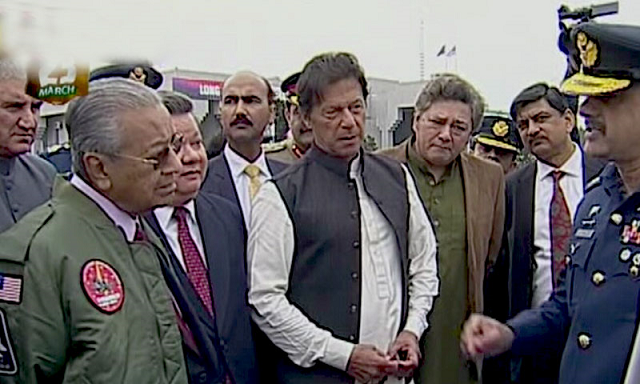 Malaysian premier was the chief guest at the Pakistan Day parade. PHOTO: RADIO PAK
